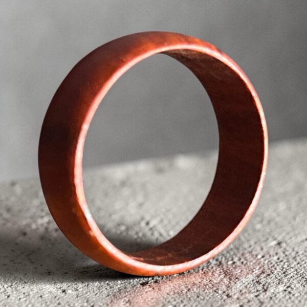 Bague en cœur rouge T59-60 – Image 3