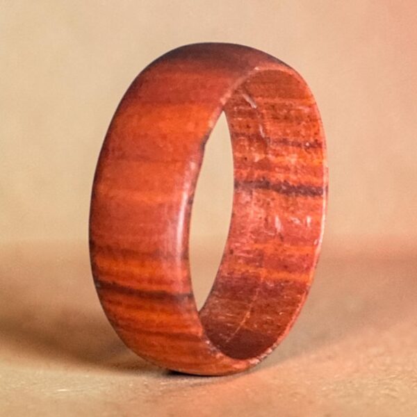 Bague en cœur rouge T59-60 – Image 2