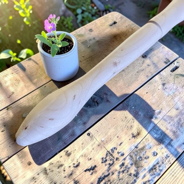 Scottish spurtle en jeune frêne – Image 3