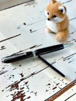 Stylo bille en ébène de macassar – Image 4