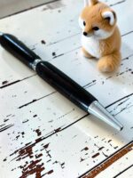 Stylo bille en ébène de macassar