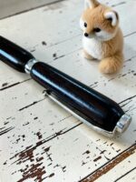Stylo bille en ébène de macassar – Image 5