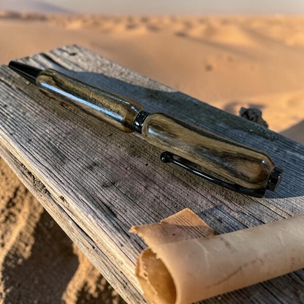 Stylo bille en essence de Bocote d’Afrique – Image 1