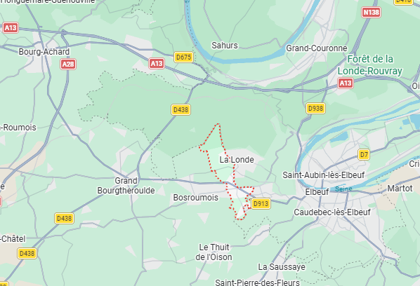Position de St ouen du tilleul